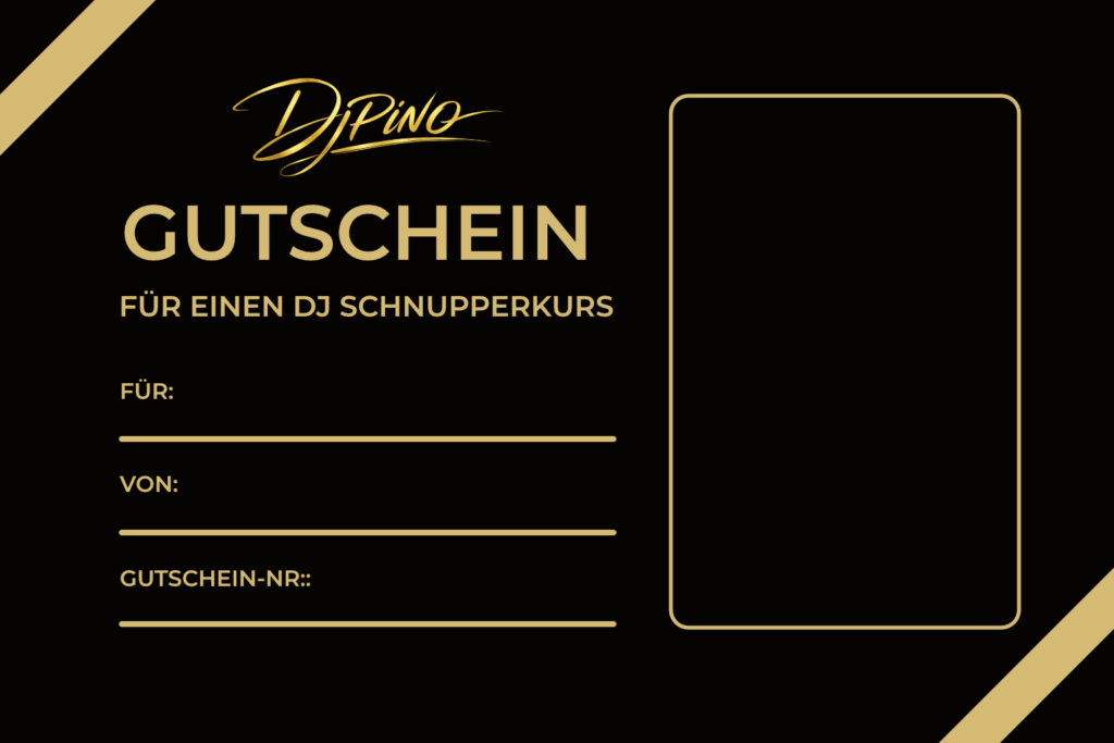 Gutschein DJ PINO Schnupperkurs
